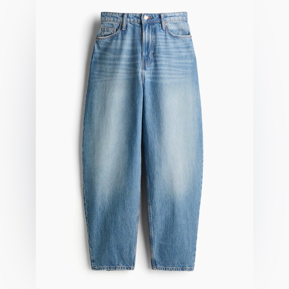 High Rise Barrel Jeans